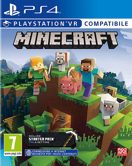 MINECRAFT STARTER COLLECTION VR COMPATIBLE PS4 IT MINECRAFT STARTER COLLECTION VR COMPATIBLE PS4 IT